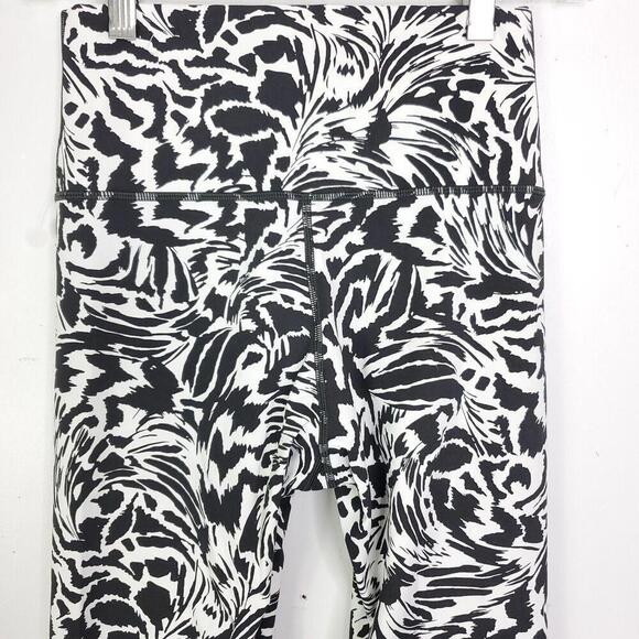 Aerie Leggings Womens M Offline Zebra Print 7/8 Length High Rise Goals Soft - Picture 5 of 8
